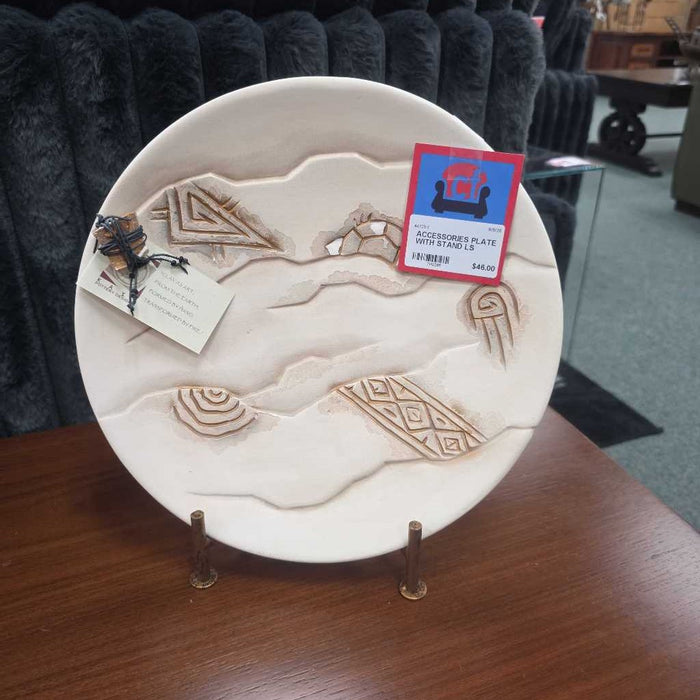 PLATE WITH STAND LS
