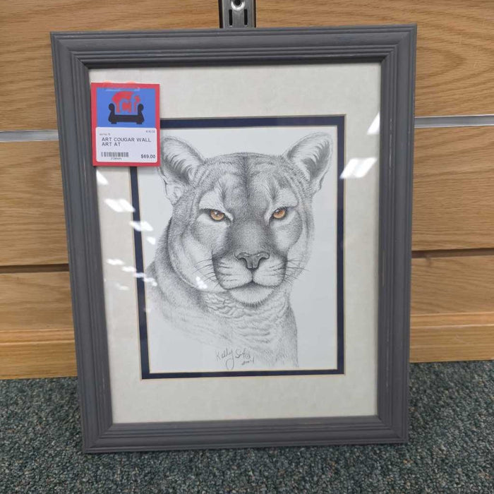 COUGAR WALL ART AT