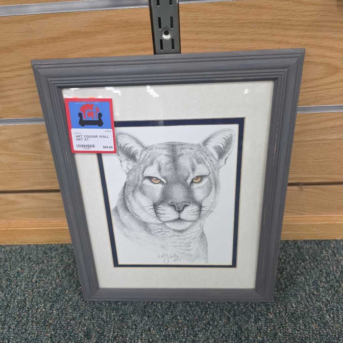 COUGAR WALL ART AT