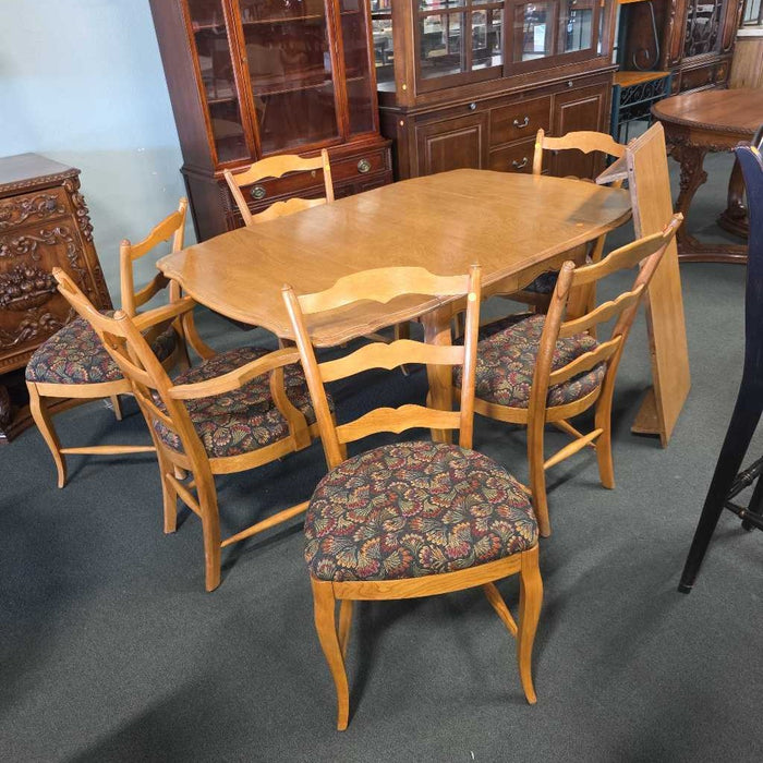 DROP LEAF TABLE 1 LEAF 6 CHAIRS LSH