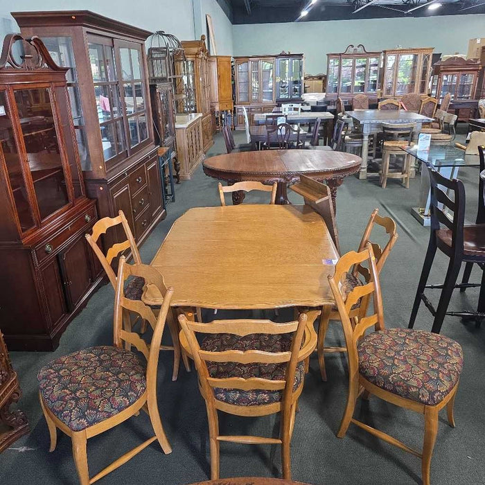 DROP LEAF TABLE 1 LEAF 6 CHAIRS LSH