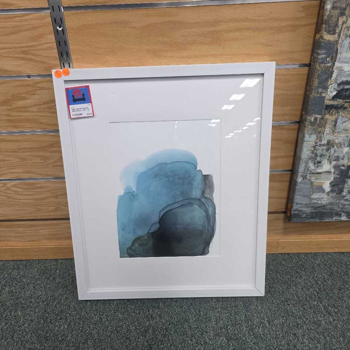 WHITE FRAME ABSTRACT ART