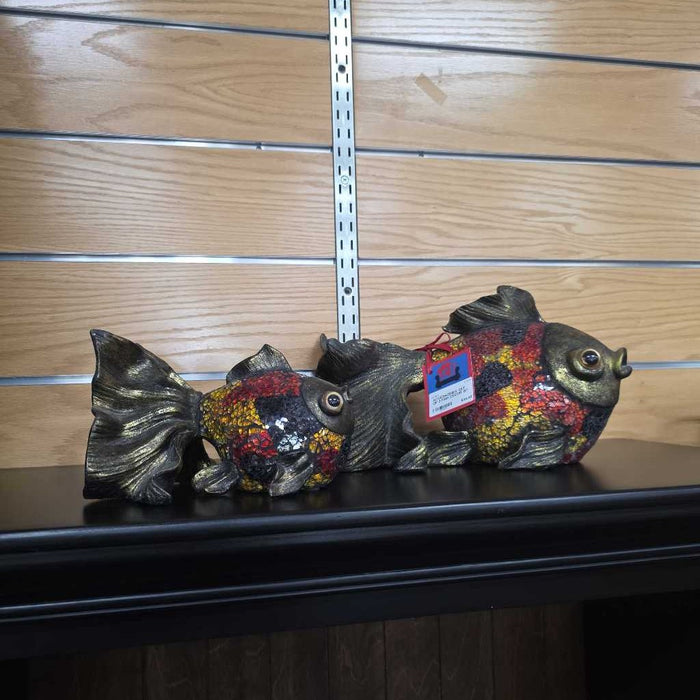 SET OF 2 FISH DECOR BT