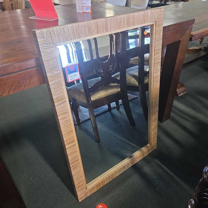 RATAN FRAMED MIRROR MI