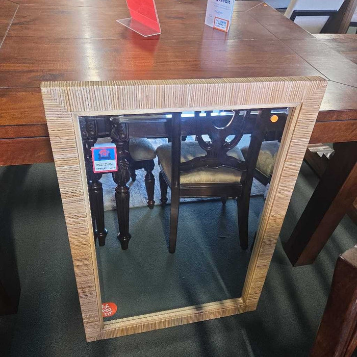 RATAN FRAMED MIRROR MI