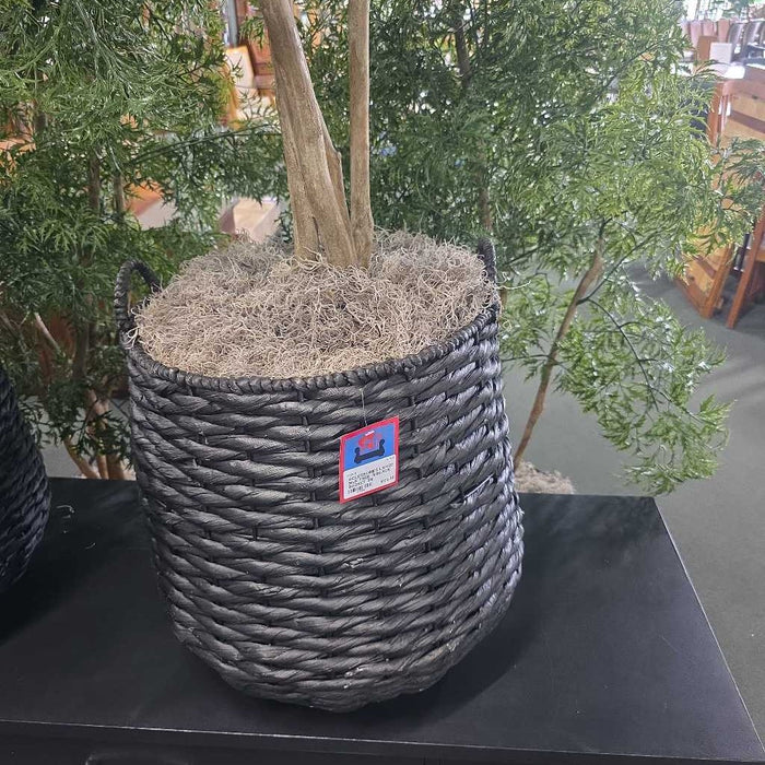 LARGE SILK TREE IN BLACK BASKET TM