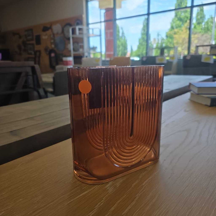 MID CENTURY GLASS VASE S