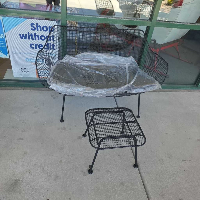 SCULPTURA BENCH WITH OTTOMAN ALK