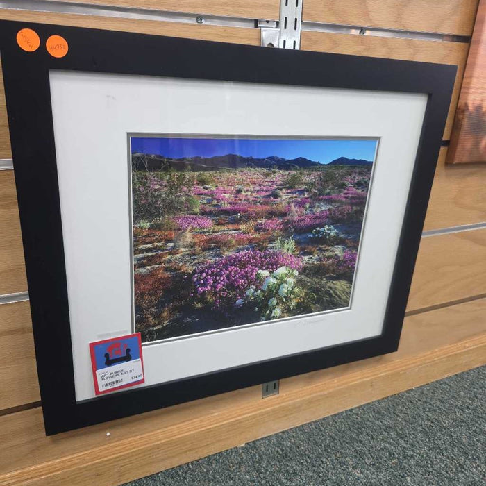 PURPLE FLOWERS ART BT