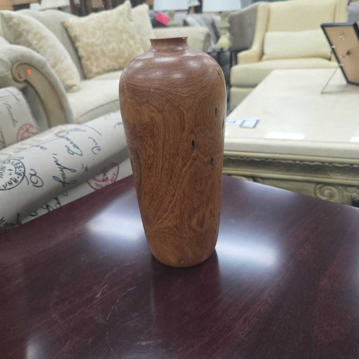 WOOD VASE LS