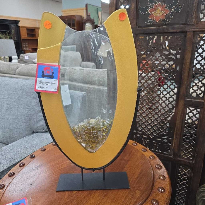 VASE WITH STAND LS