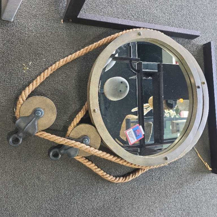 UTTERMOST MELTON ROUND MIRROR BAH