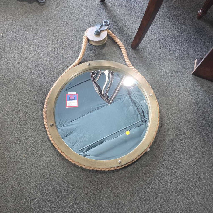UTTERMOST MELTON ROUND MIRROR BAH