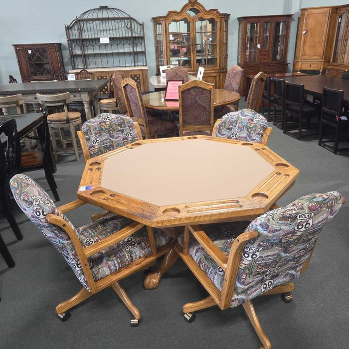 GAME TABLE WITH 4 CHAIRS LSH