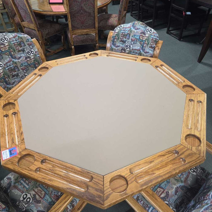 GAME TABLE WITH 4 CHAIRS LSH