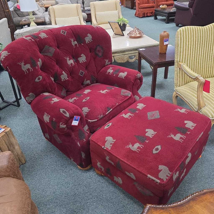 CHAIR WITH OTTOMAN BTK
