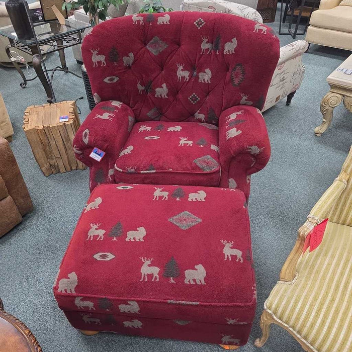 CHAIR WITH OTTOMAN BTK
