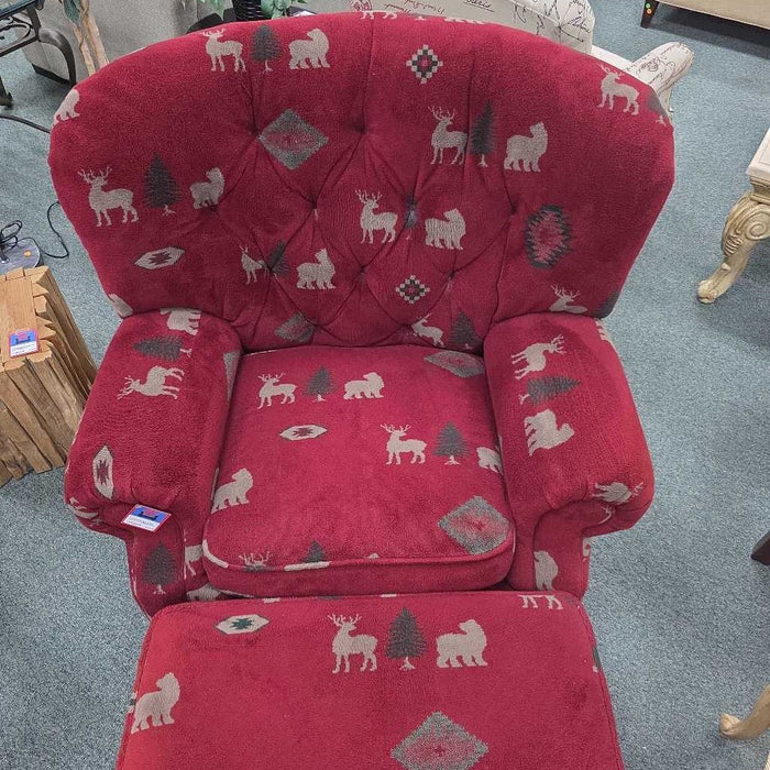 CHAIR WITH OTTOMAN BTK