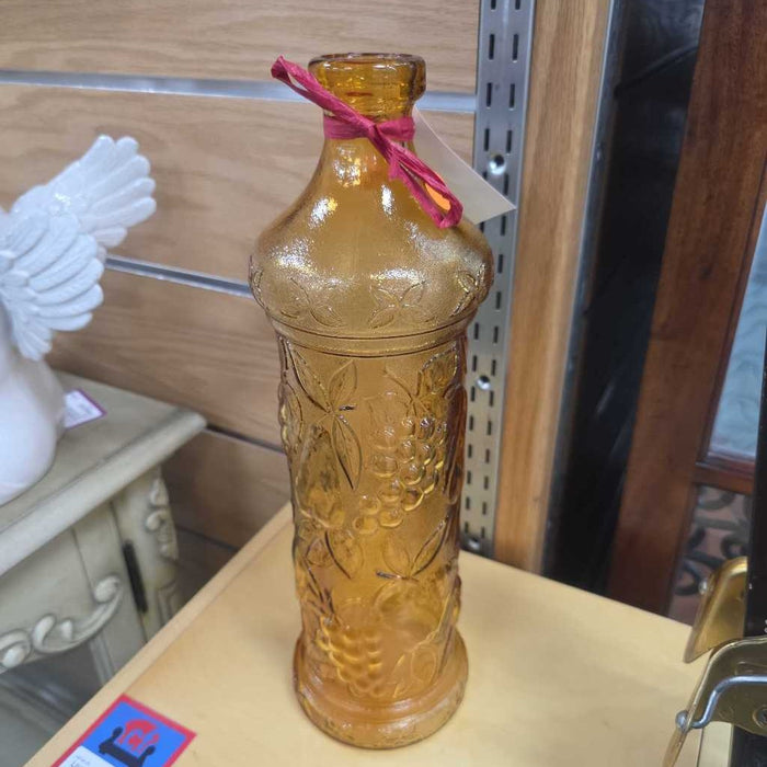 YELLOW BOTTLE VASE BA