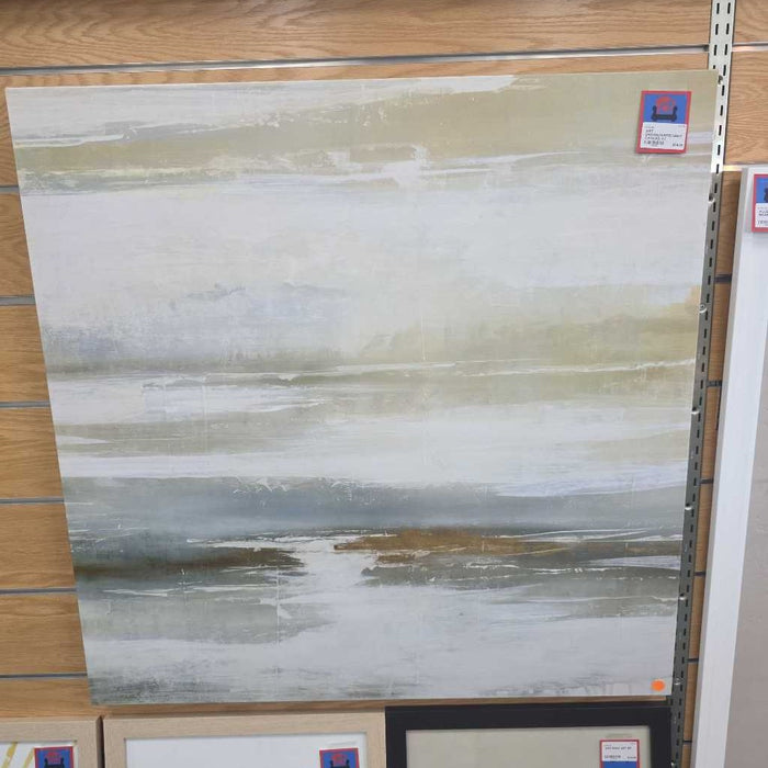 BROWN/WHITE/GREY CANVAS AT