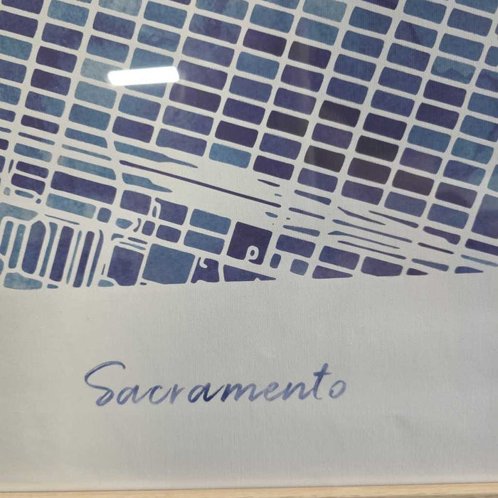 SACRAMENTO MAP ART BT