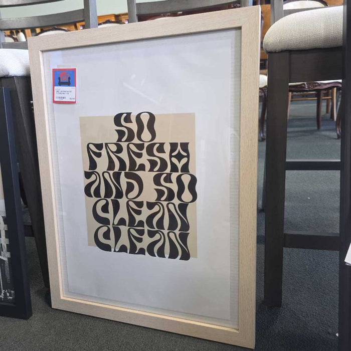 SO FRESH SO CLEAN ART BA