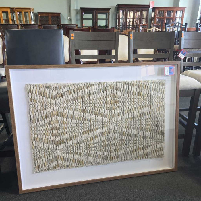 FRAMED WOVEN ART DECOR KL
