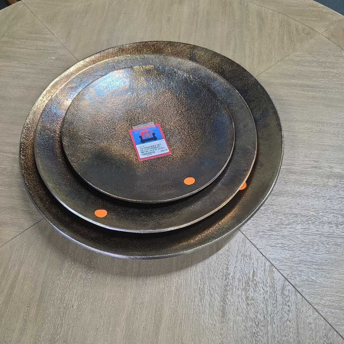 SET OF 3 UTTERMOST METAL PLATE WALL DECOR KL