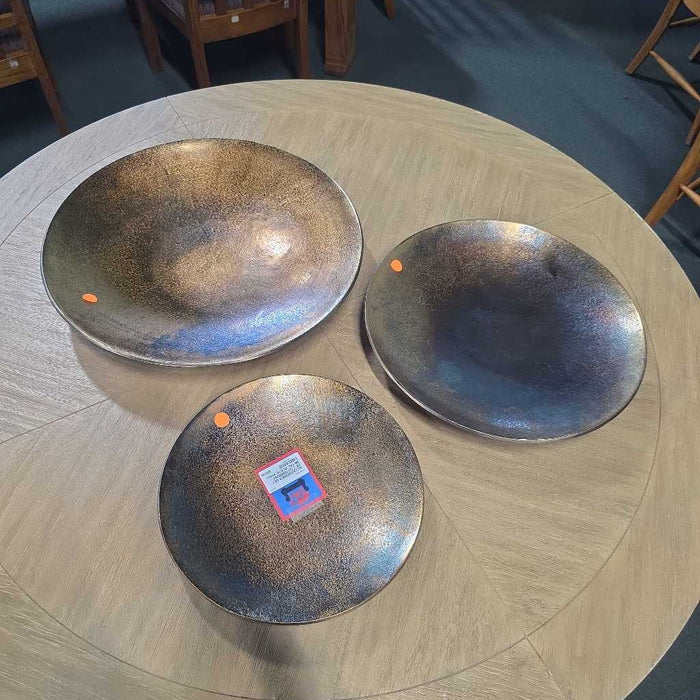 SET OF 3 UTTERMOST METAL PLATE WALL DECOR KL