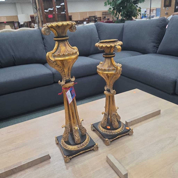SET OF 2 CANDLE STICK HOLDERS LS