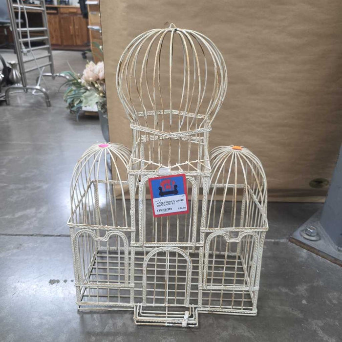 WHITE BIRD CAGE BT
