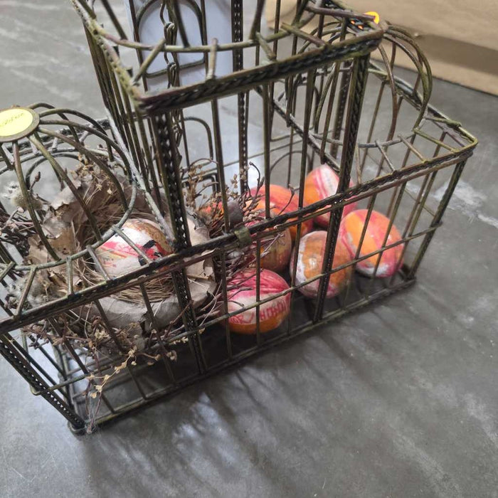 BIRD CAGE WITH BIRD BA