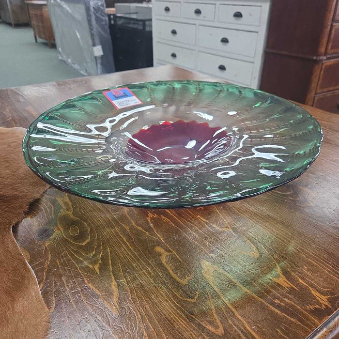 CHIHULY GLASS DISH DECOR AT