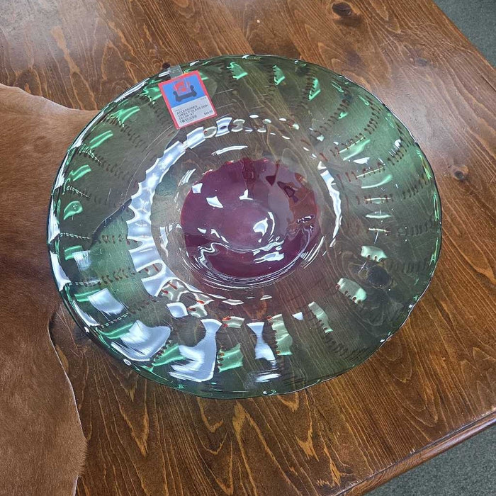 CHIHULY GLASS DISH DECOR AT