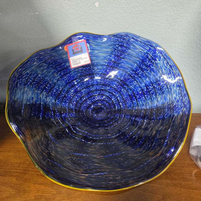 CHIHULY GLASS DISH DECOR AT