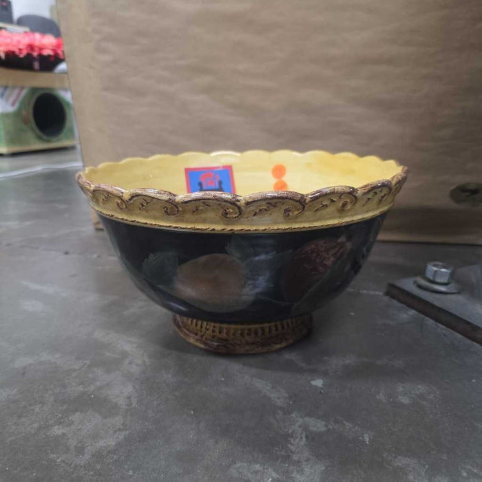 YELLOW FRUIT BOWL BT