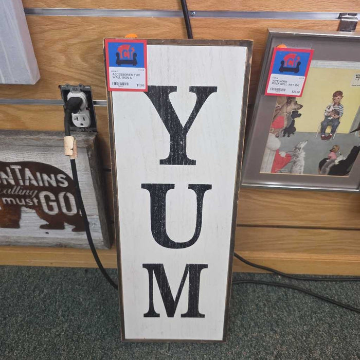 YUM WALL SIGN S