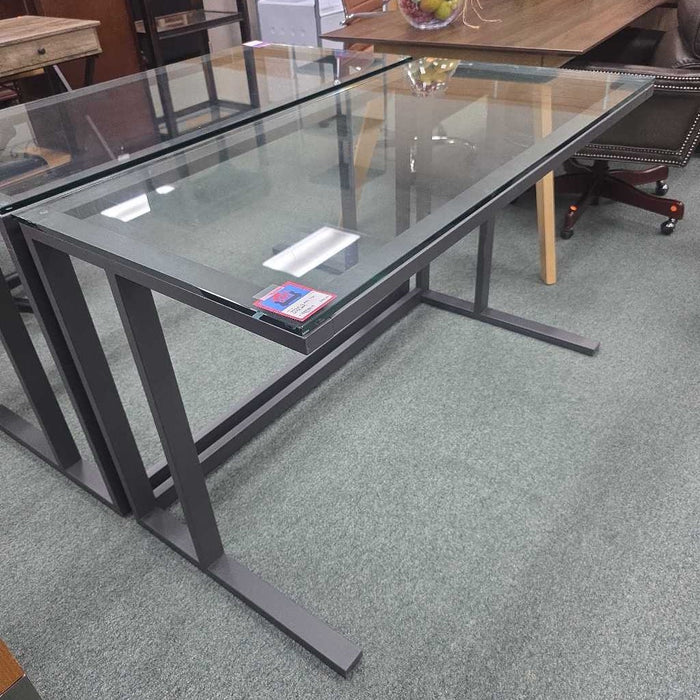 GLASS TOP DESK BHC