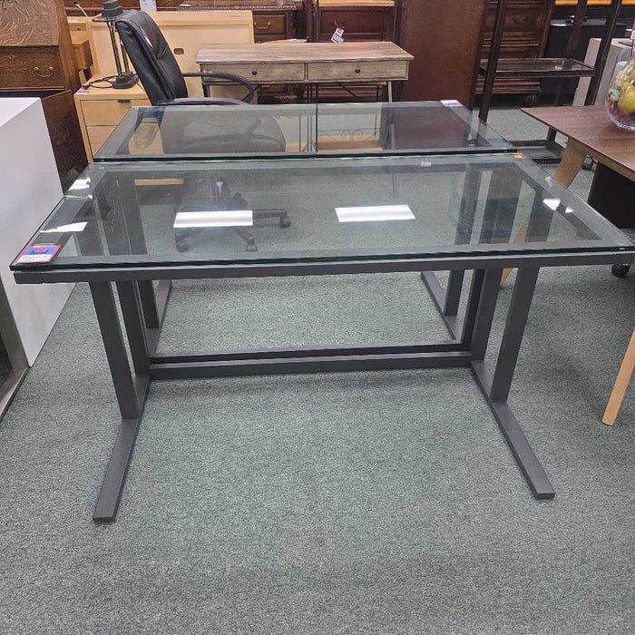 GLASS TOP DESK BHC
