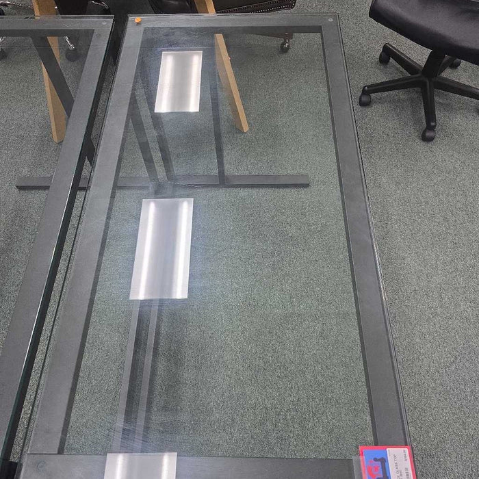 GLASS TOP DESK BHC