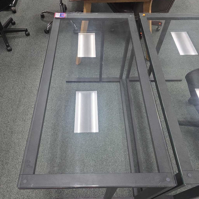 GLASS TOP DESK BHC