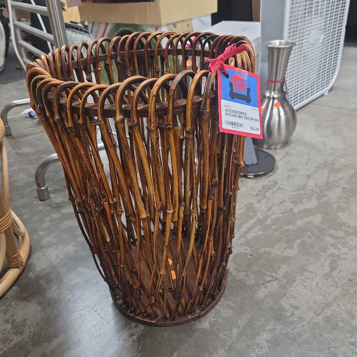 WOVEN BIN DECOR BA