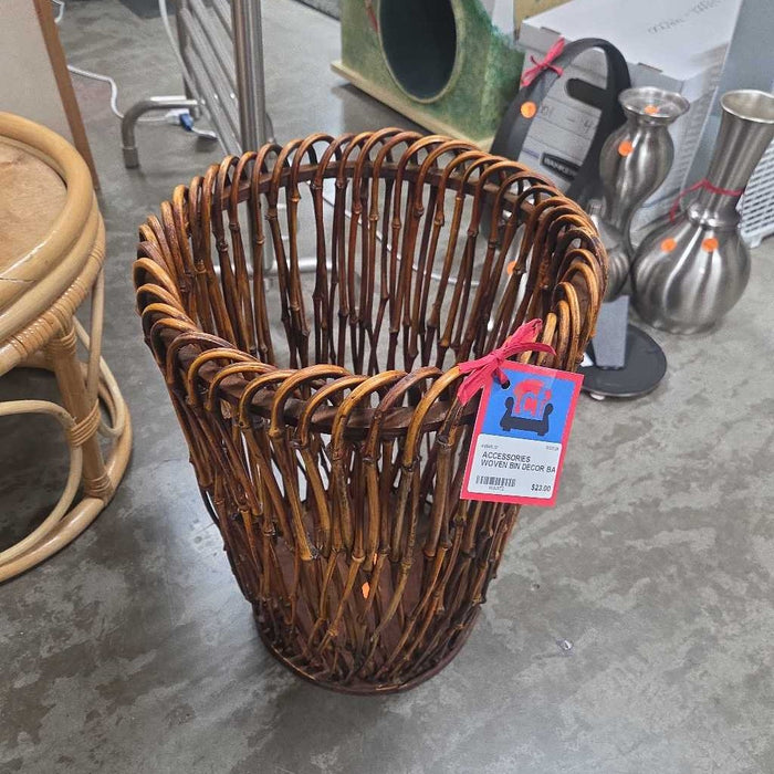 WOVEN BIN DECOR BA