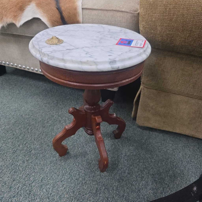 MARBLE END TABLE MI