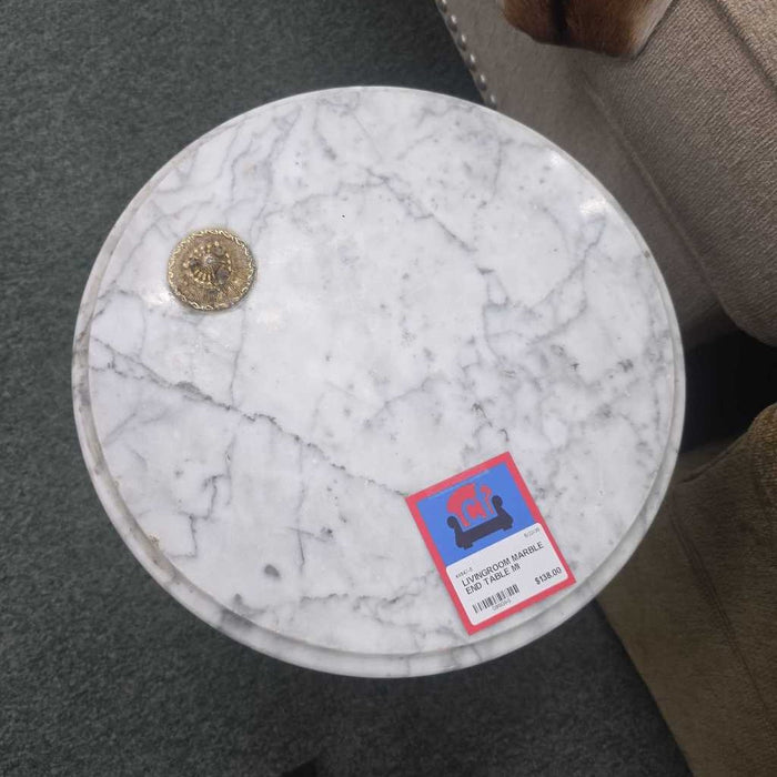 MARBLE END TABLE MI