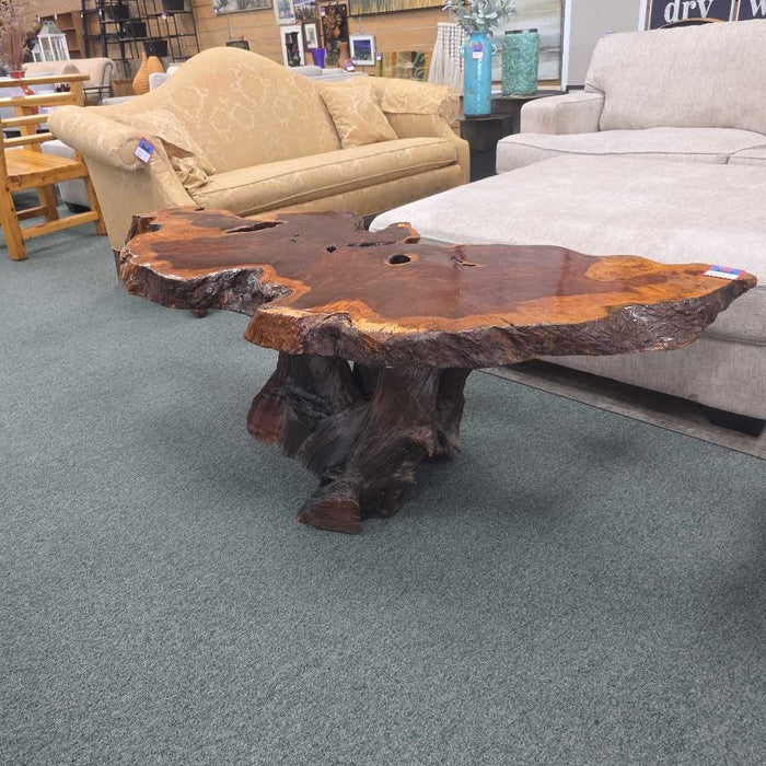 LIVE EDGE COFFEE TABLE CTH