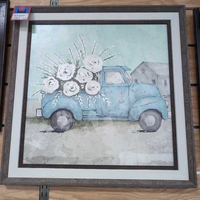 BLUE PICKUP TRUCK