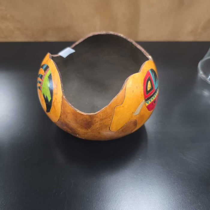 NANCY MICKEL GOURD BOWL DECO