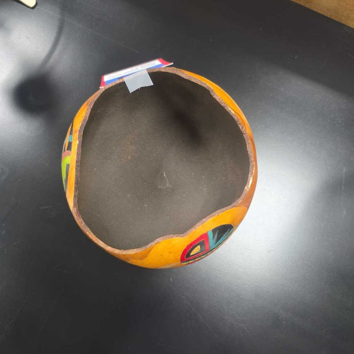 NANCY MICKEL GOURD BOWL DECO