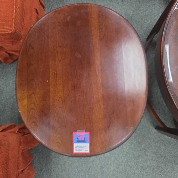 OVAL END TABLE